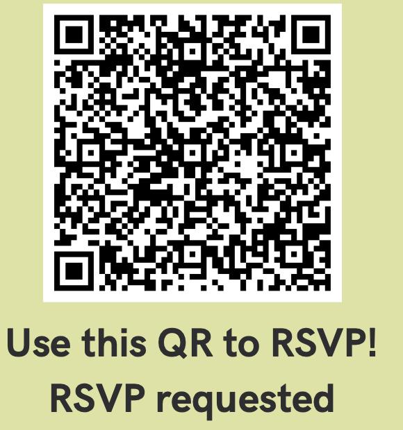 QR code to RSVP for OUR event
